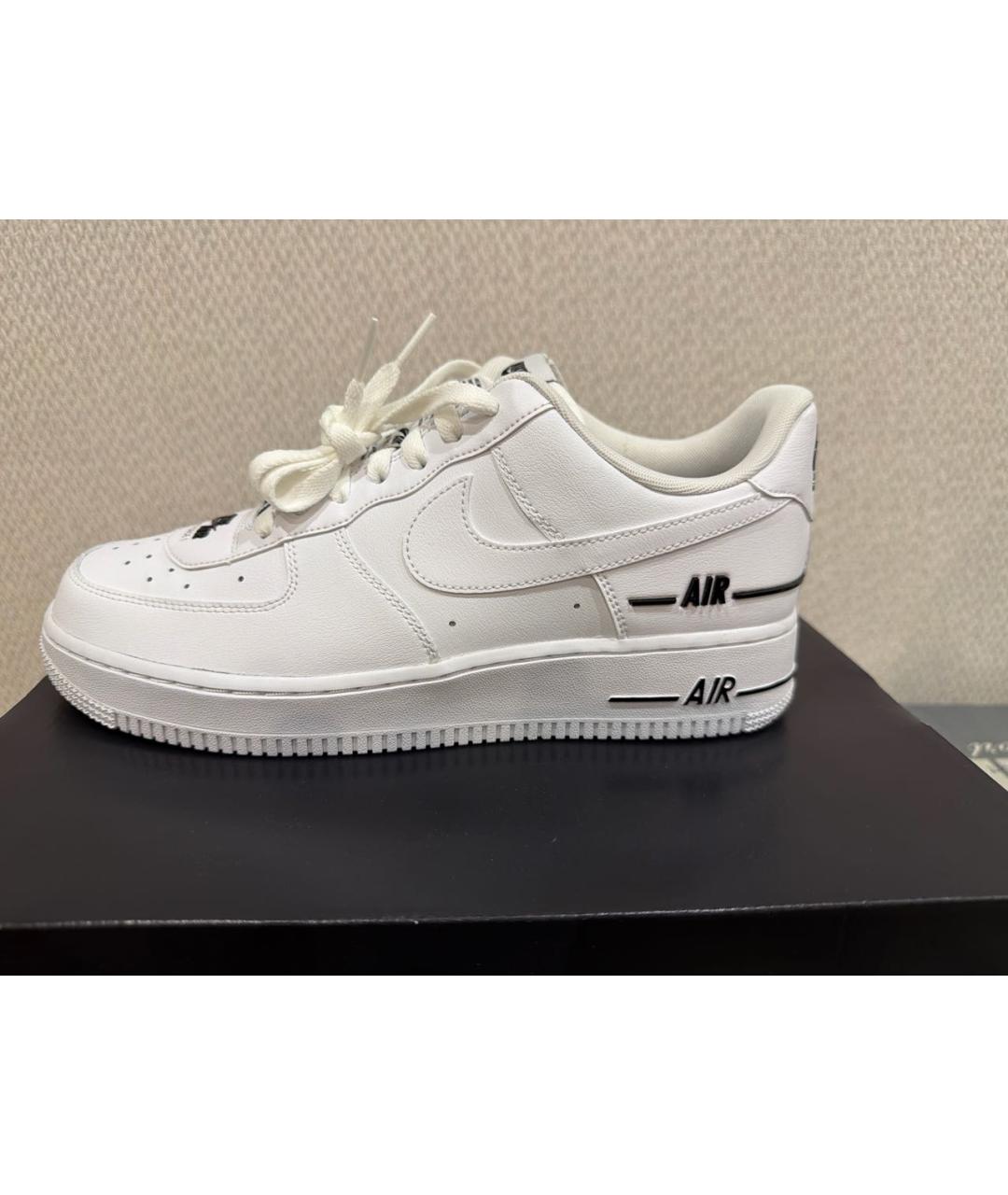 NIKE Белые кожаные кроссовки, фото 9