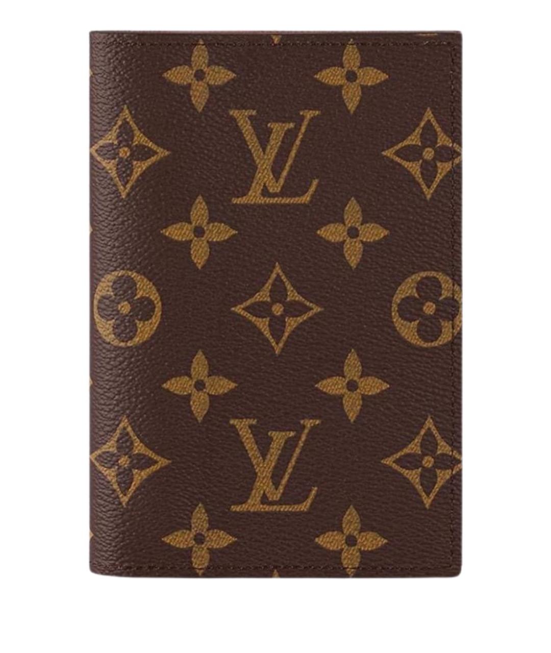 LOUIS VUITTON Коричневый кардхолдер, фото 1