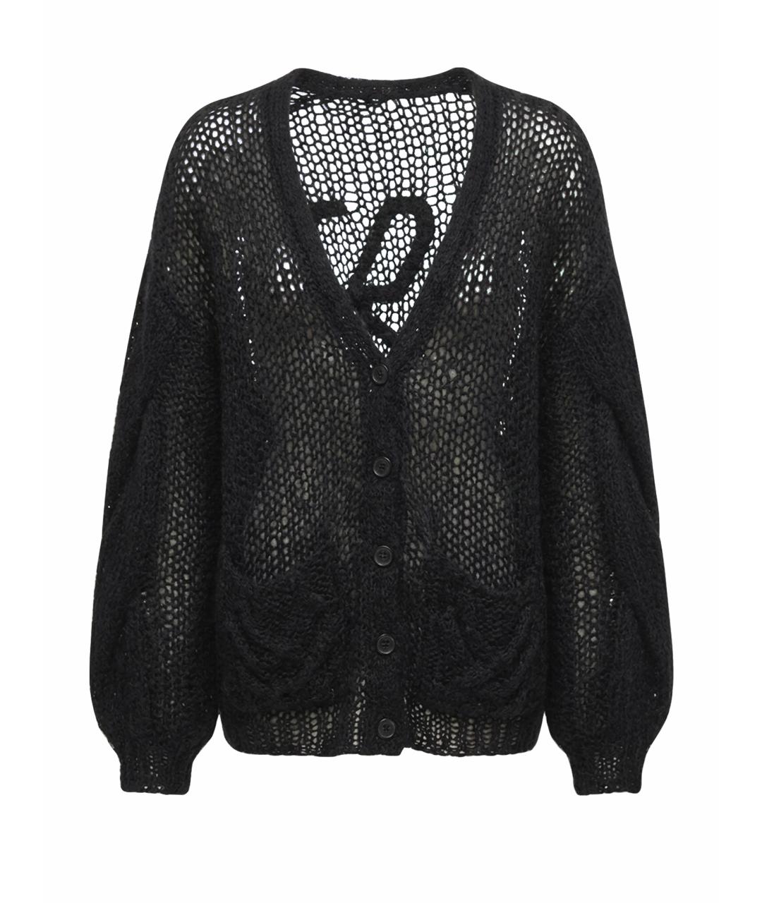 LOEWE Черный шерстяной кардиган, фото 1