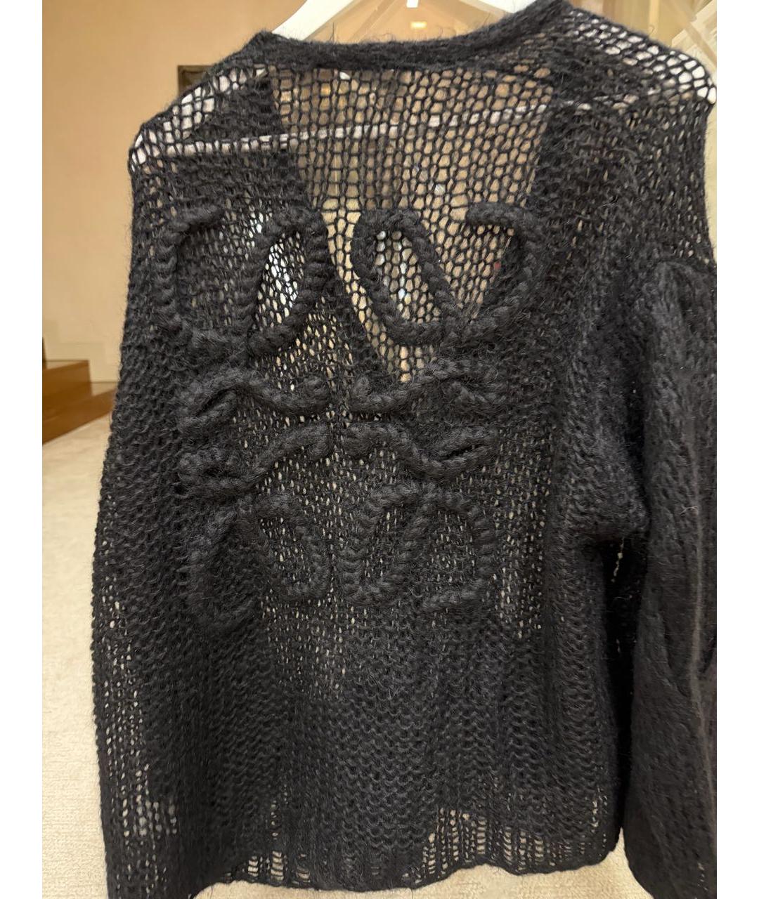 LOEWE Черный шерстяной кардиган, фото 2