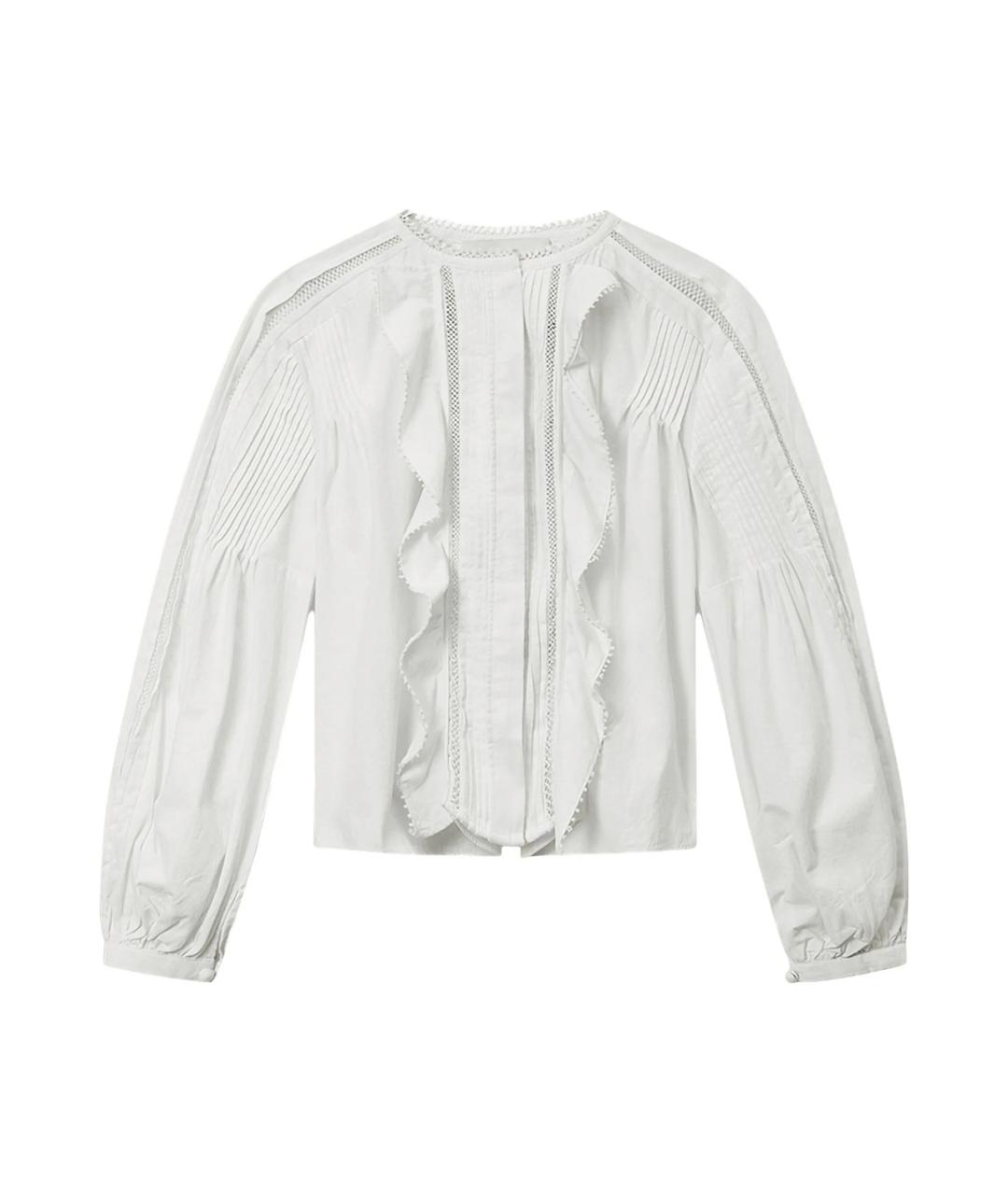 ISABEL MARANT Белая хлопковая блузы, фото 1