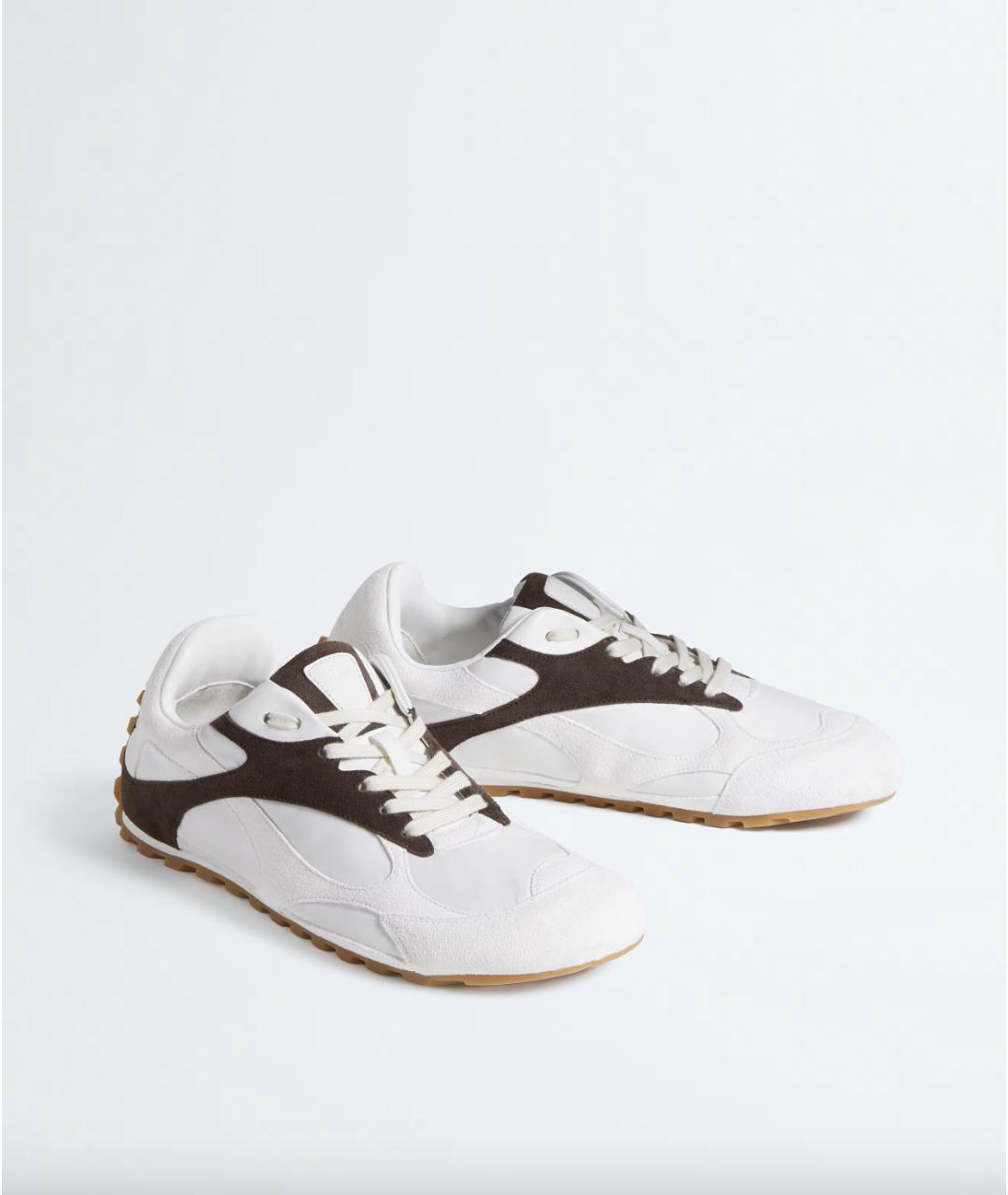 BOTTEGA VENETA Мульти замшевые кроссовки, фото 4