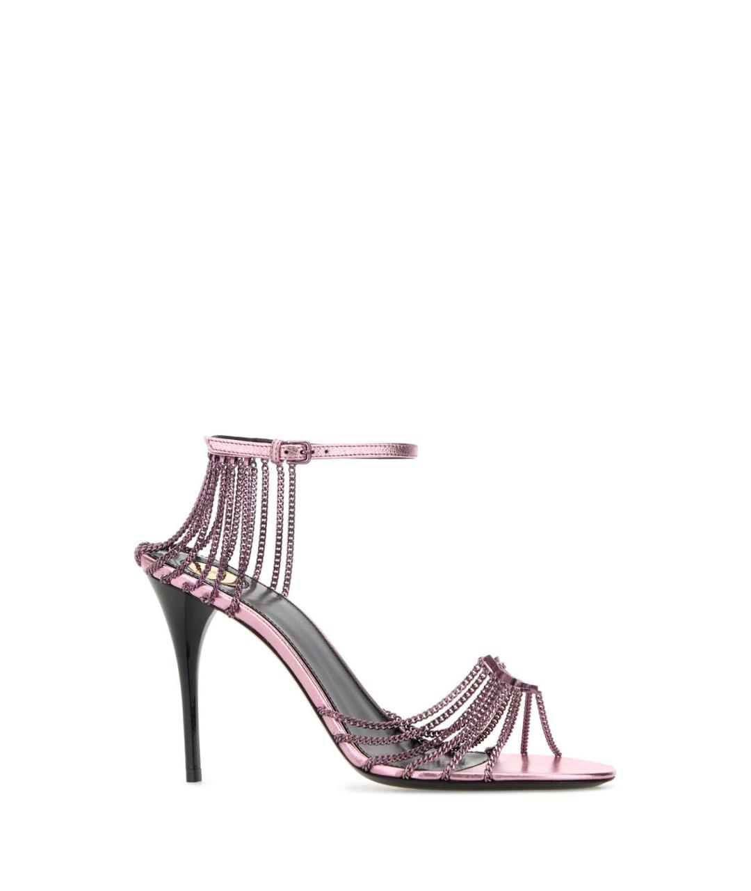 SAINT LAURENT Кожаные босоножки, фото 2