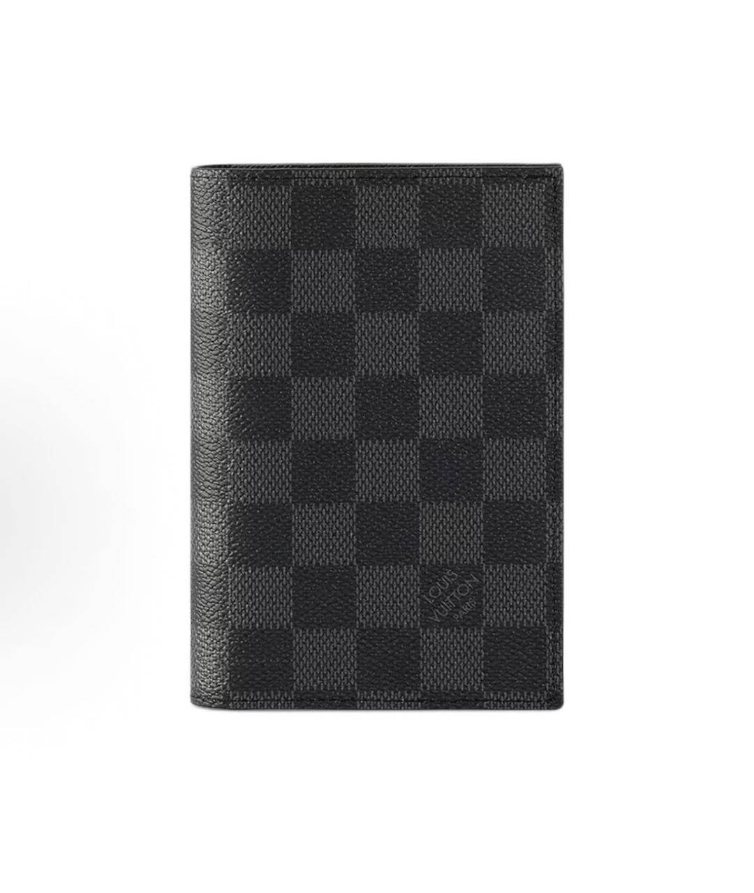 LOUIS VUITTON Черная визитница, фото 4