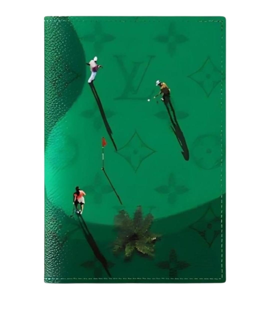 LOUIS VUITTON Зеленая визитница, фото 1