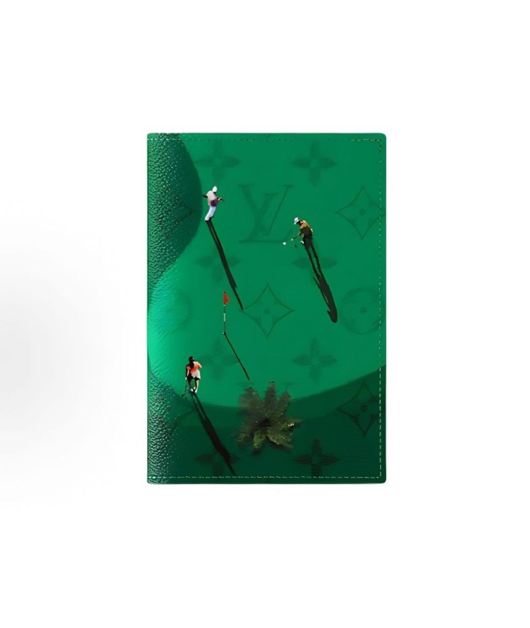 LOUIS VUITTON Зеленая визитница, фото 4