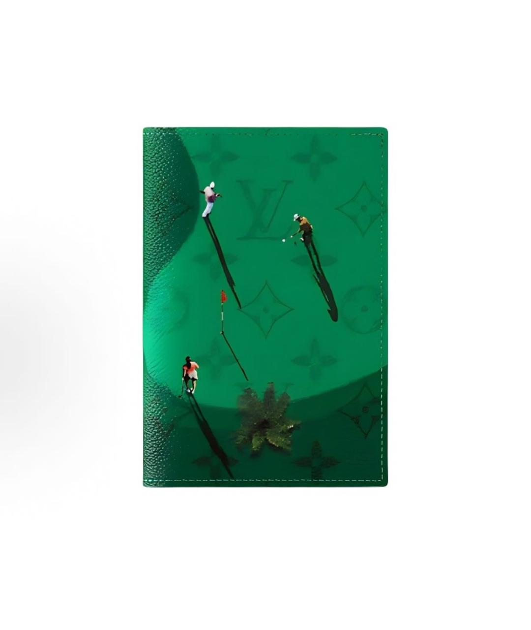 LOUIS VUITTON Зеленый кардхолдер, фото 4