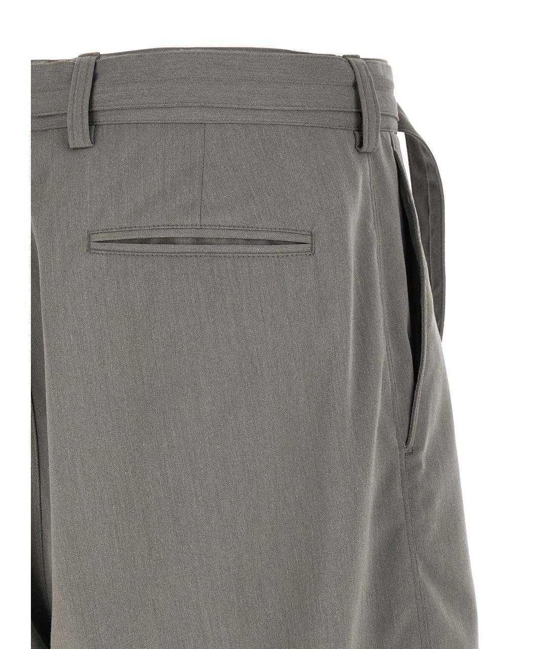 CELLAR DOOR Серые полиэстеровые шорты, фото 4