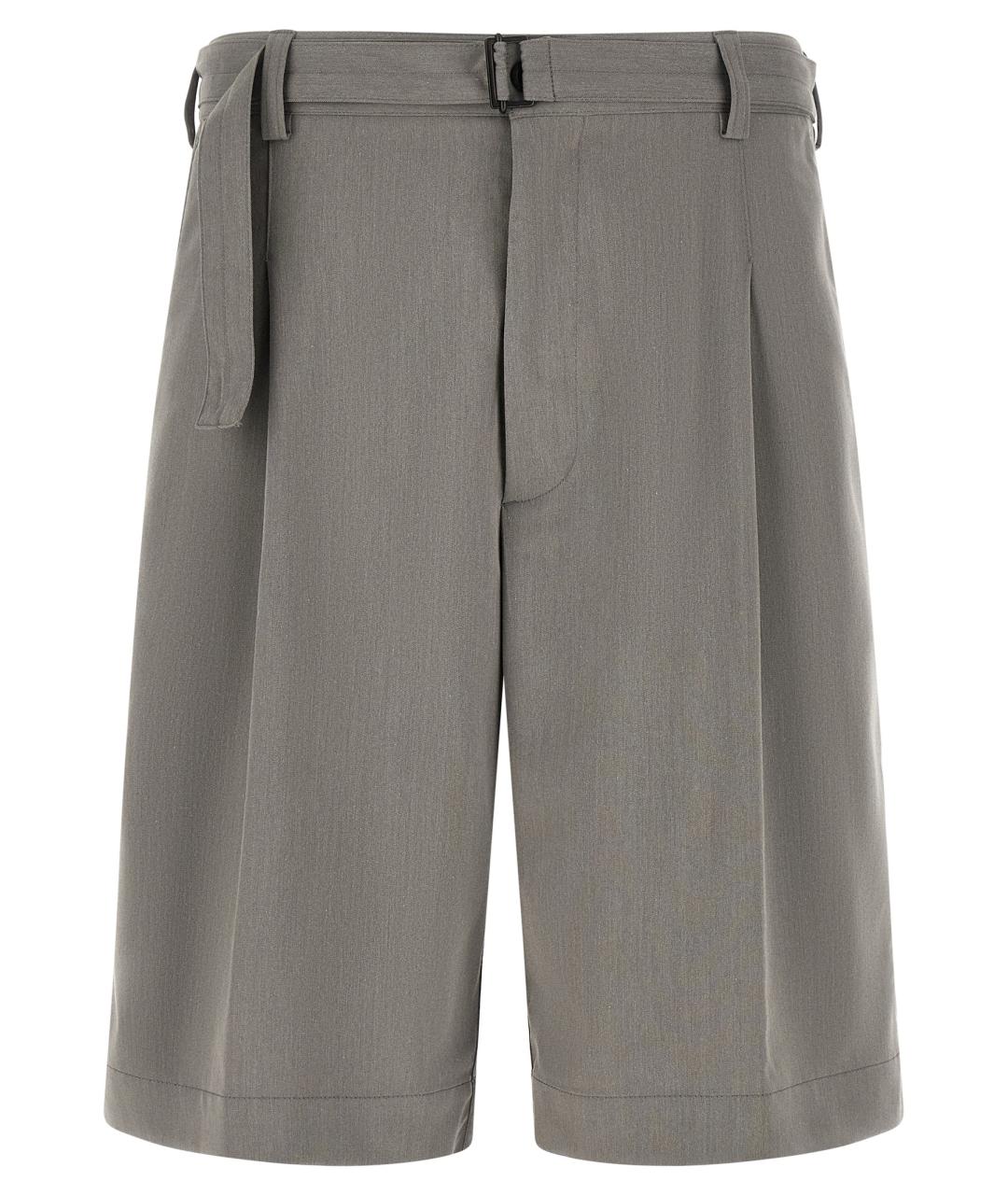 CELLAR DOOR Серые полиэстеровые шорты, фото 1