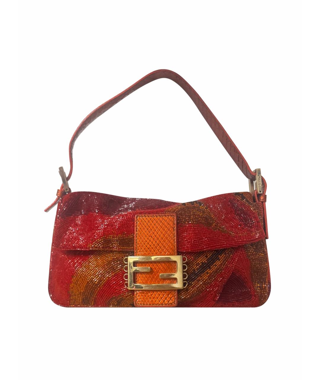 FENDI Коралловая сумка через плечо, фото 9
