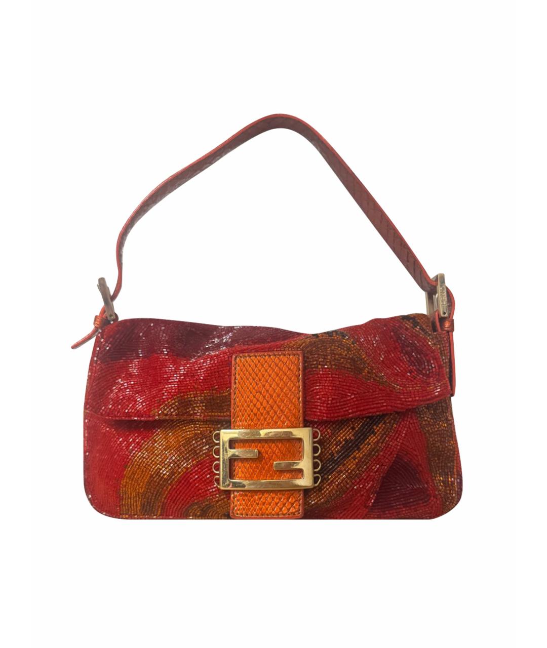 FENDI Коралловая сумка через плечо, фото 1