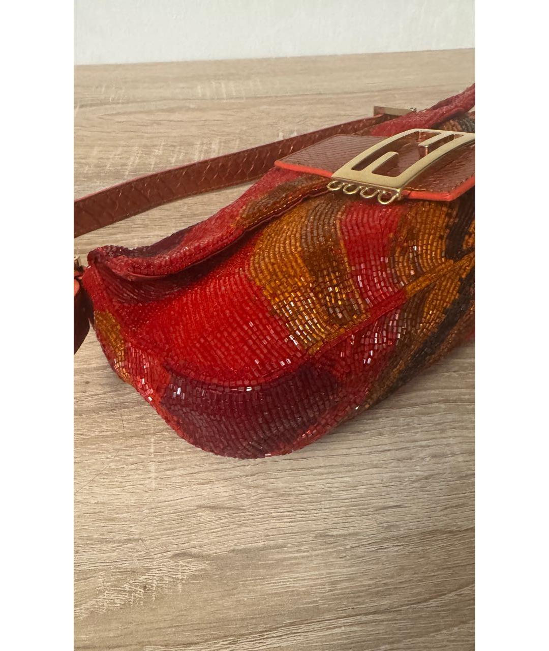 FENDI Коралловая сумка через плечо, фото 3