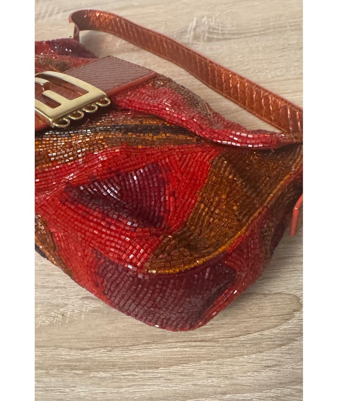 FENDI Коралловая сумка через плечо, фото 4