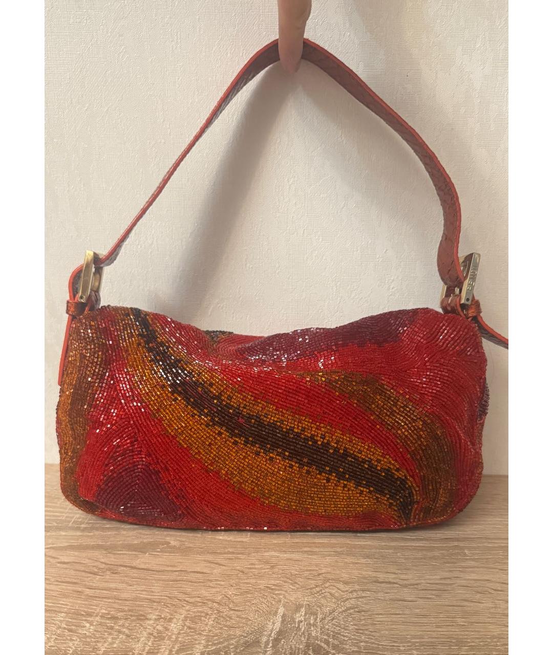 FENDI Коралловая сумка через плечо, фото 2