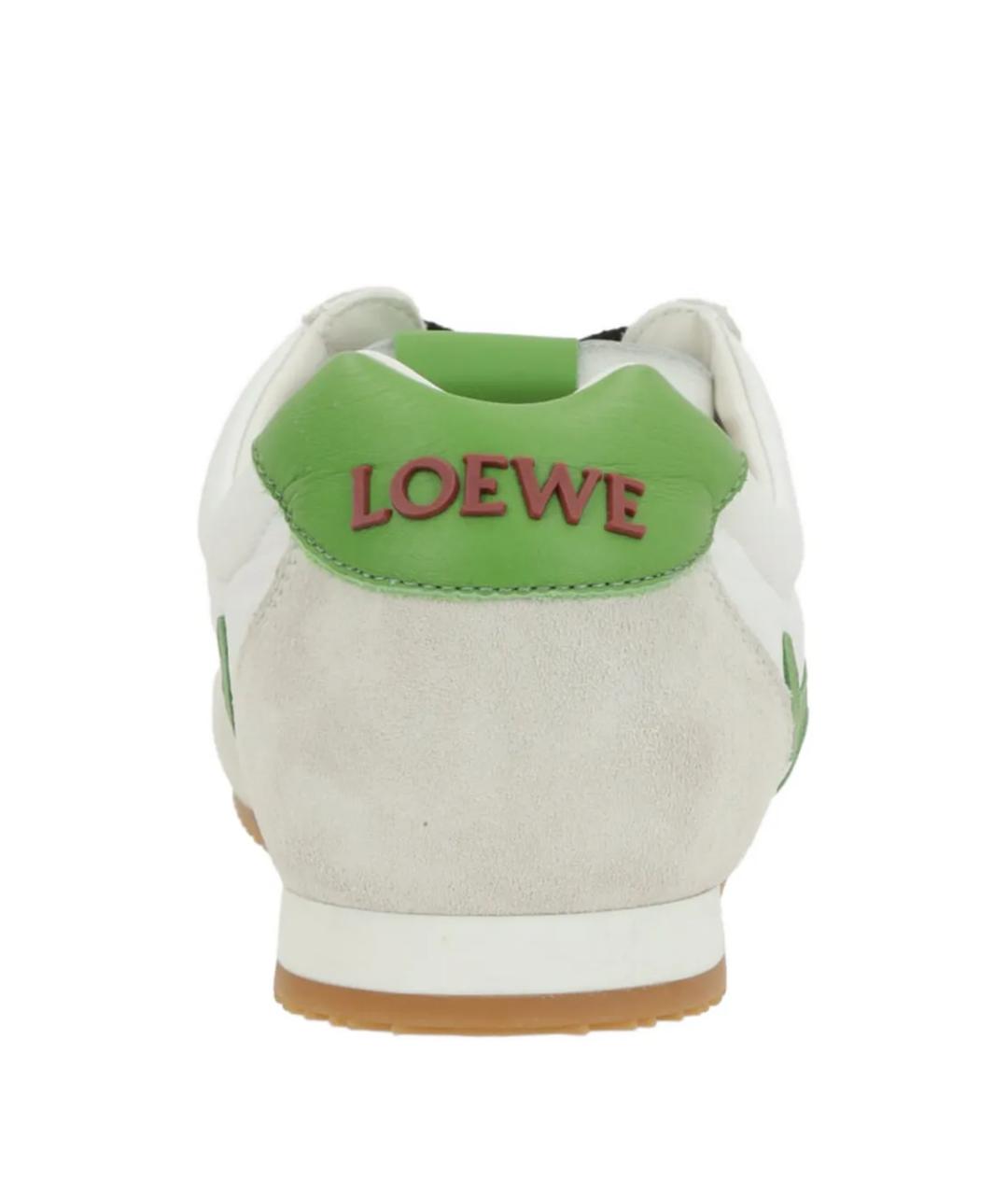 LOEWE Мульти замшевые кроссовки, фото 4