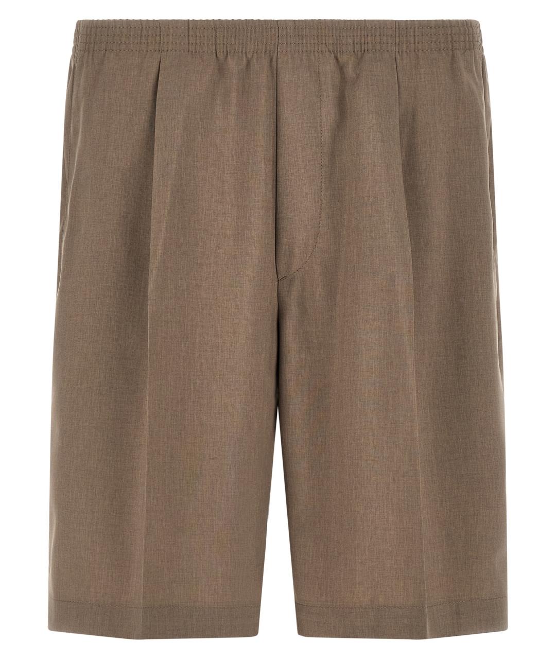 CELLAR DOOR Коричневые полиэстеровые шорты, фото 1