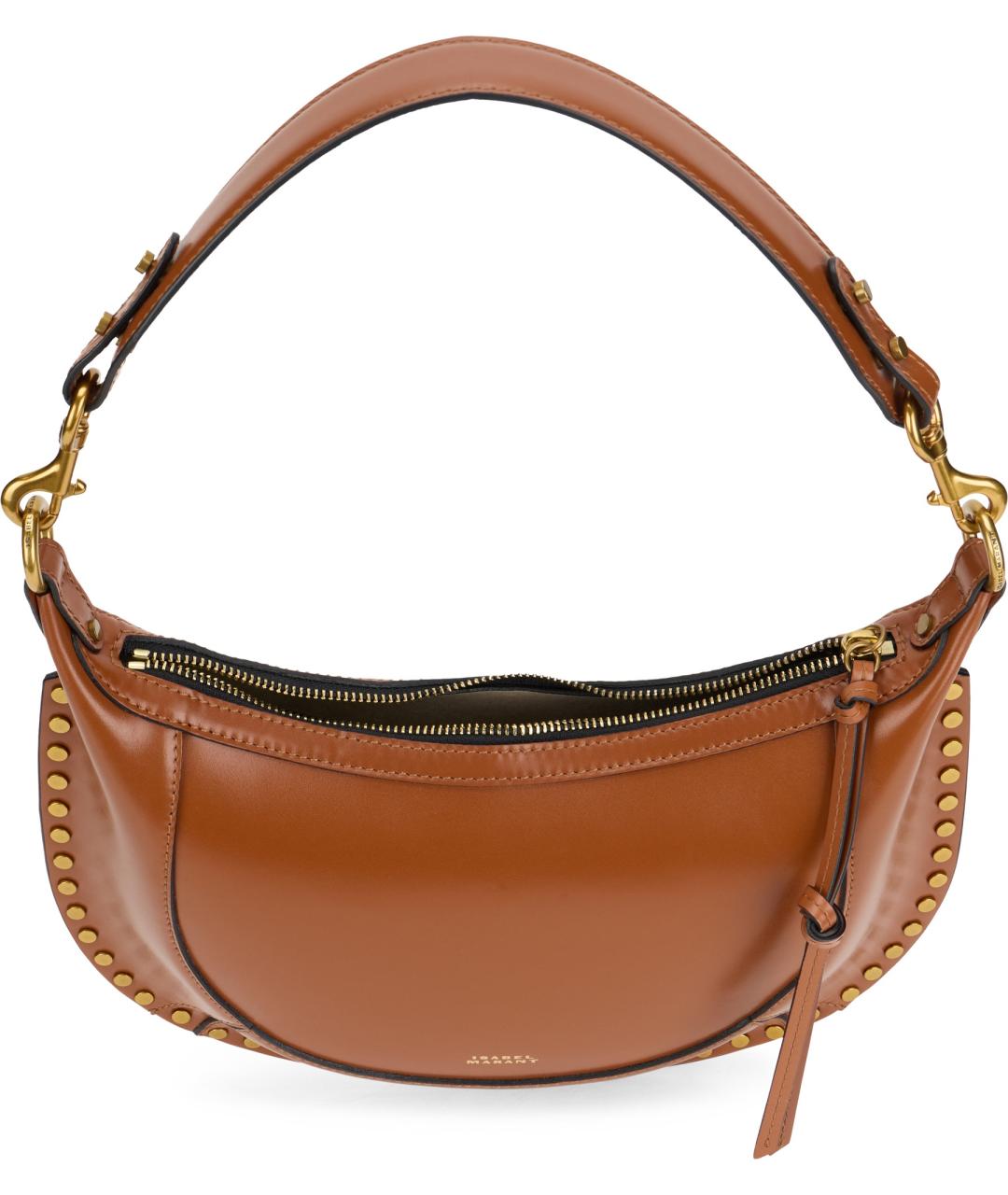 ISABEL MARANT Коричневая кожаная сумка через плечо, фото 5