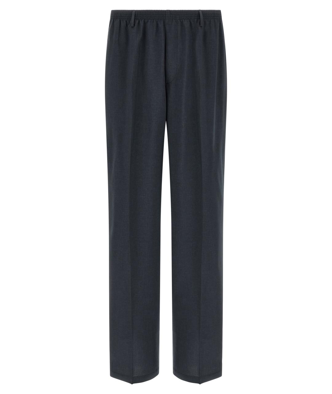 CELLAR DOOR Черные полиэстеровые повседневные брюки, фото 1