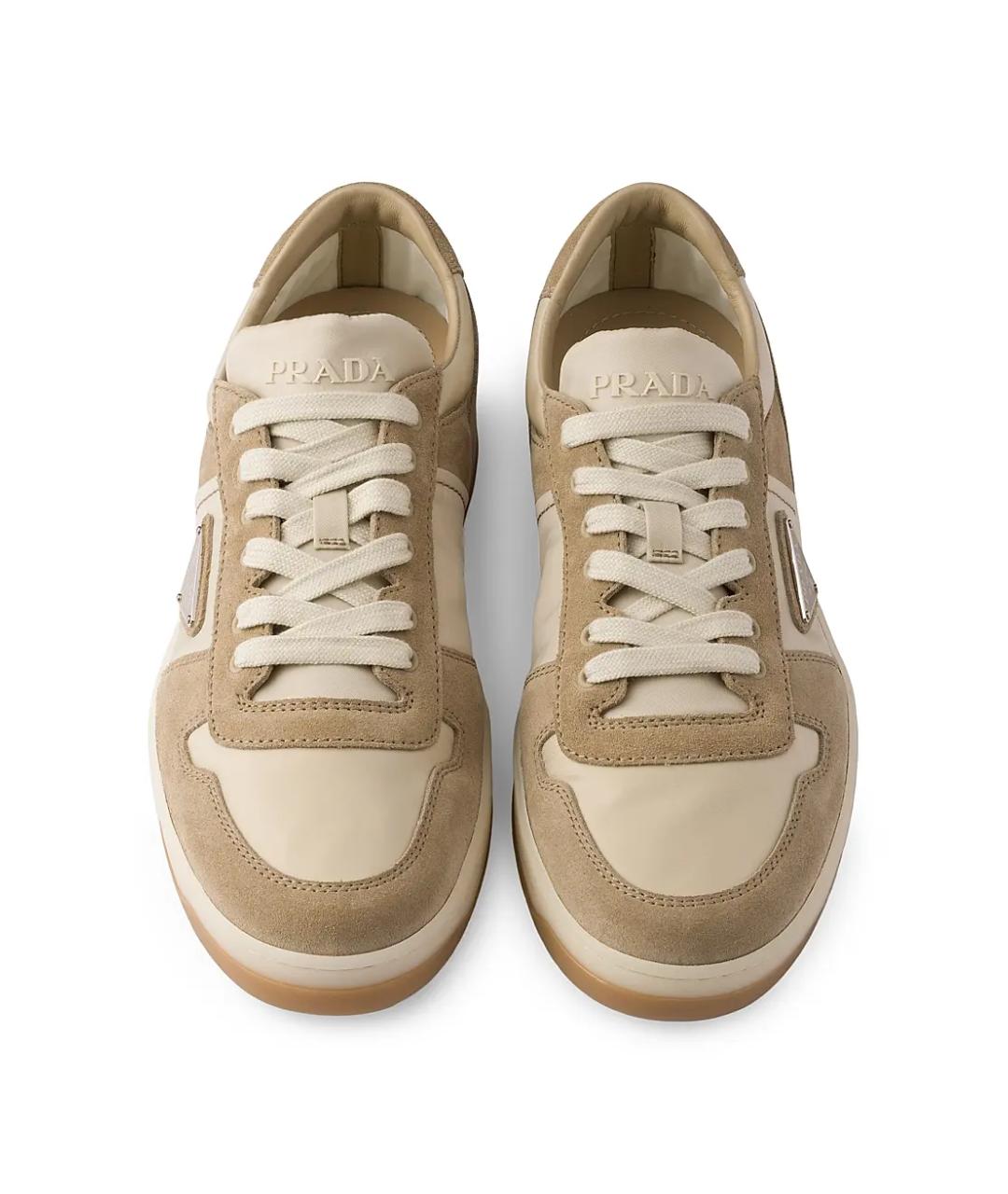 PRADA Мульти замшевые низкие кроссовки / кеды, фото 3