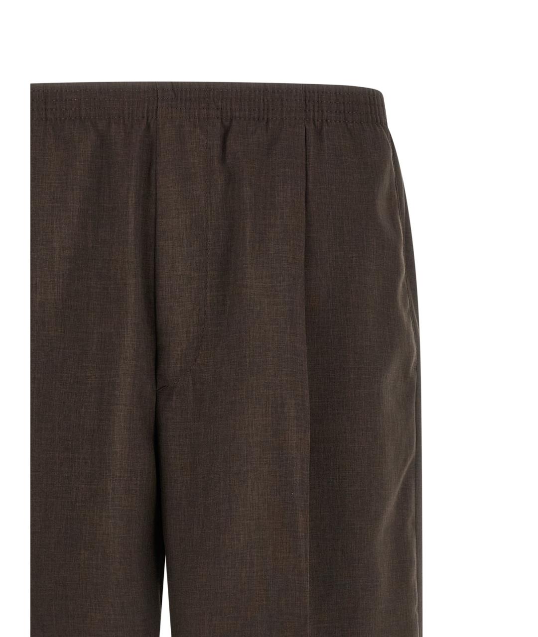 CELLAR DOOR Коричневые полиэстеровые шорты, фото 3