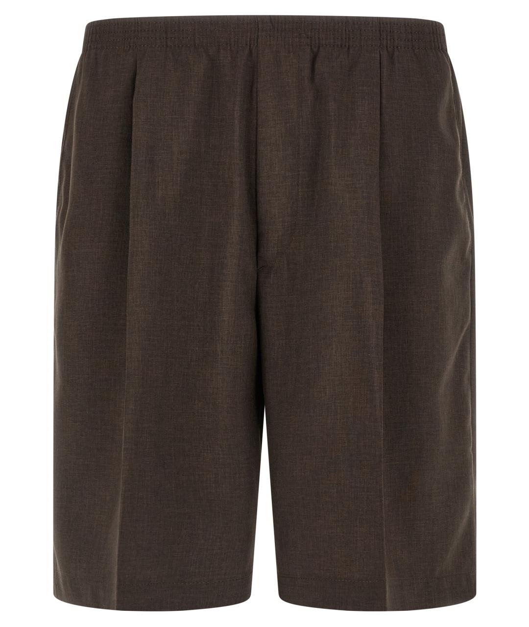 CELLAR DOOR Коричневые полиэстеровые шорты, фото 1