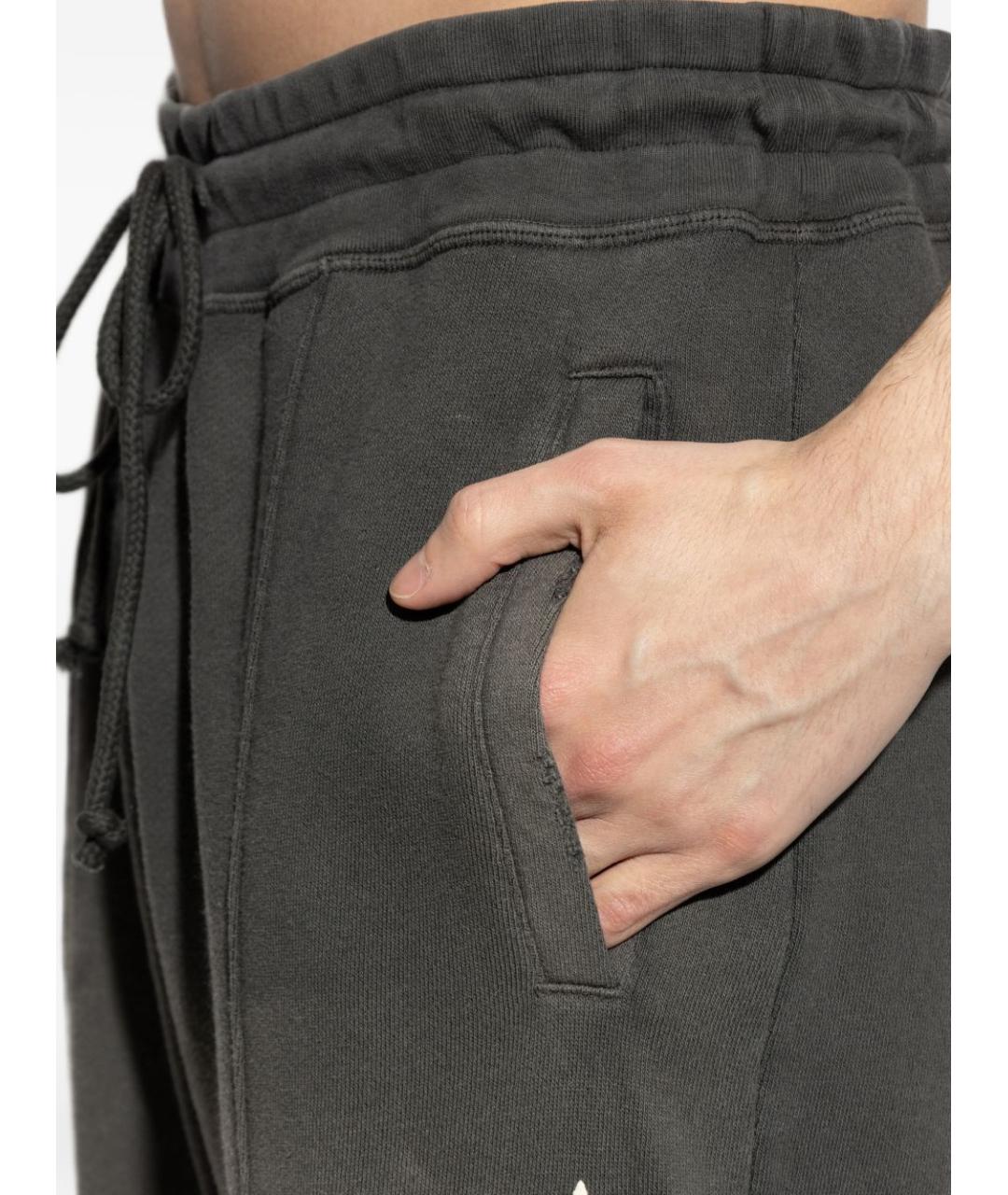 GOLDEN GOOSE DELUXE BRAND Серые хлопковые повседневные брюки, фото 4