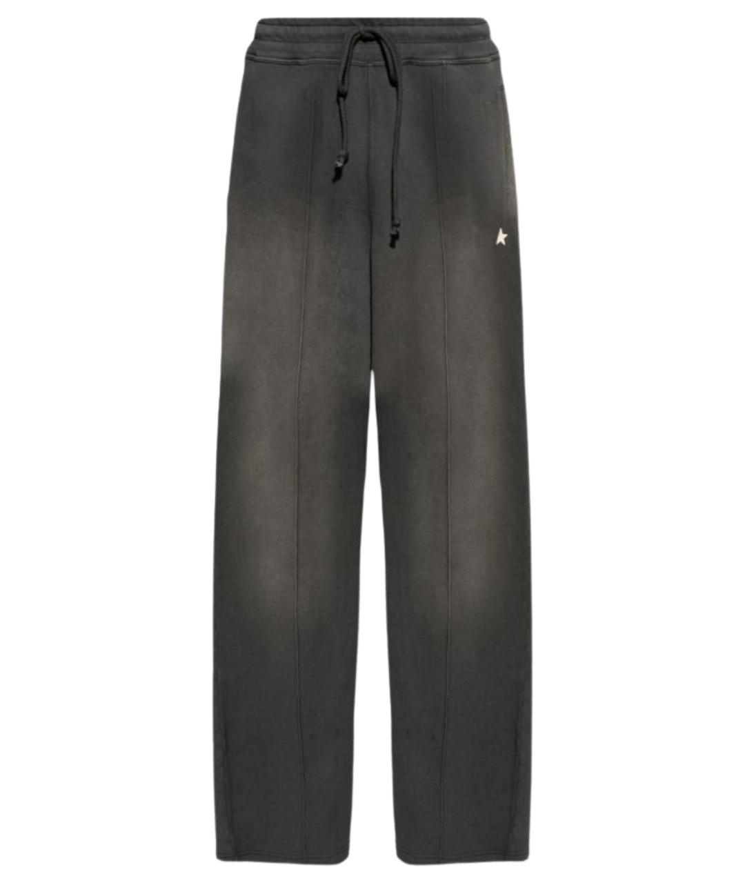 GOLDEN GOOSE DELUXE BRAND Серые хлопковые повседневные брюки, фото 1