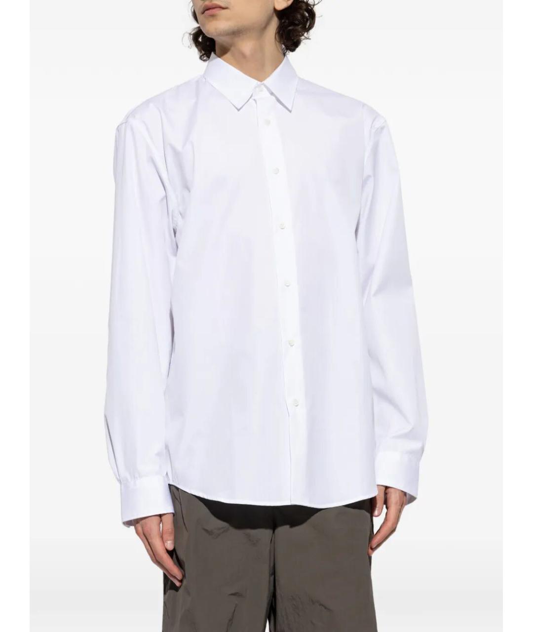 DRIES VAN NOTEN Белая хлопковая классическая рубашка, фото 2