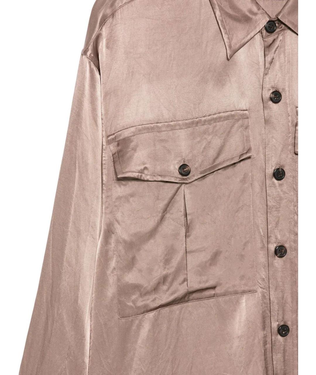 DRIES VAN NOTEN Розовая кэжуал рубашка, фото 3