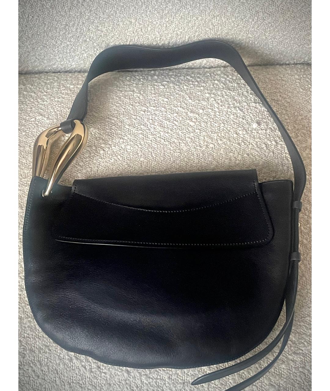 CHLOE Черная кожаная сумка через плечо, фото 9