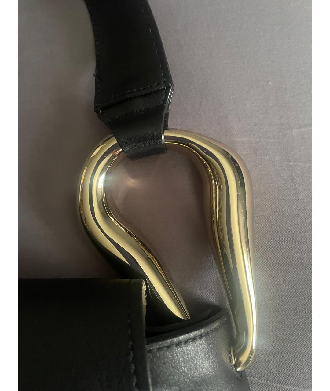 CHLOE Черная кожаная сумка через плечо, фото 5