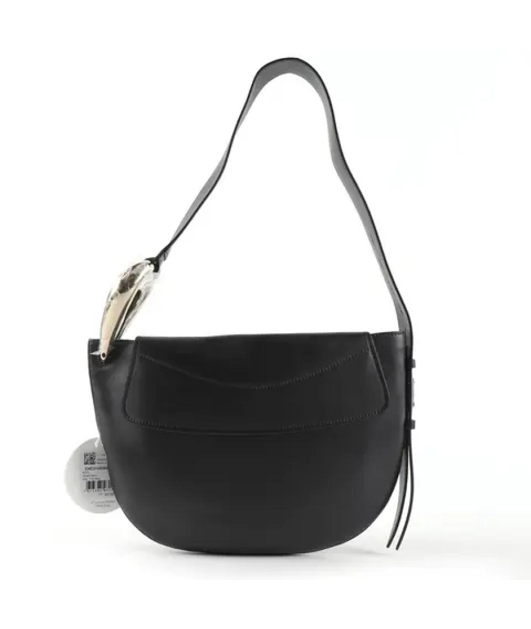 CHLOE Черная кожаная сумка через плечо, фото 3