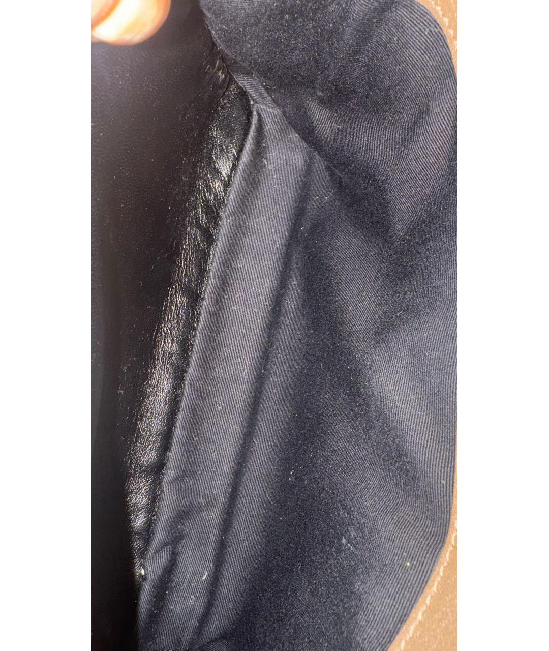 SAINT LAURENT Коричневая кожаная сумка через плечо, фото 8