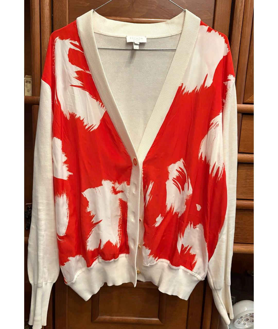 ESCADA Красный вискозный кардиган, фото 7