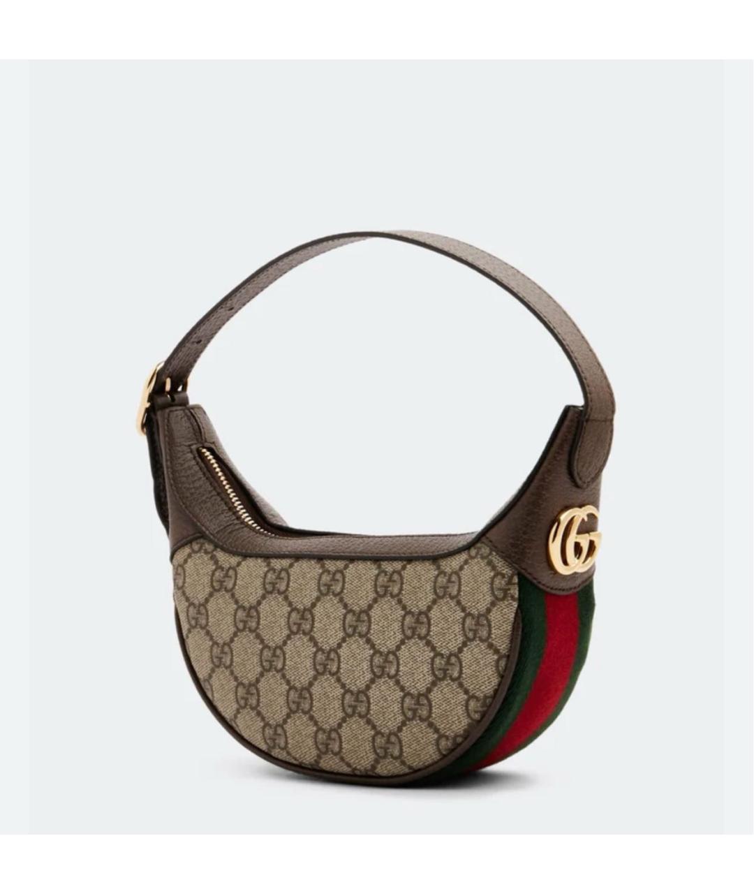 GUCCI Бежевая сумка с короткими ручками, фото 4