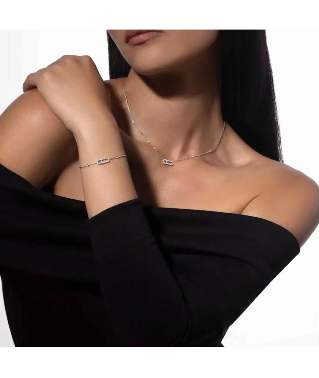 MESSIKA Белая подвеска из белого золота, фото 3