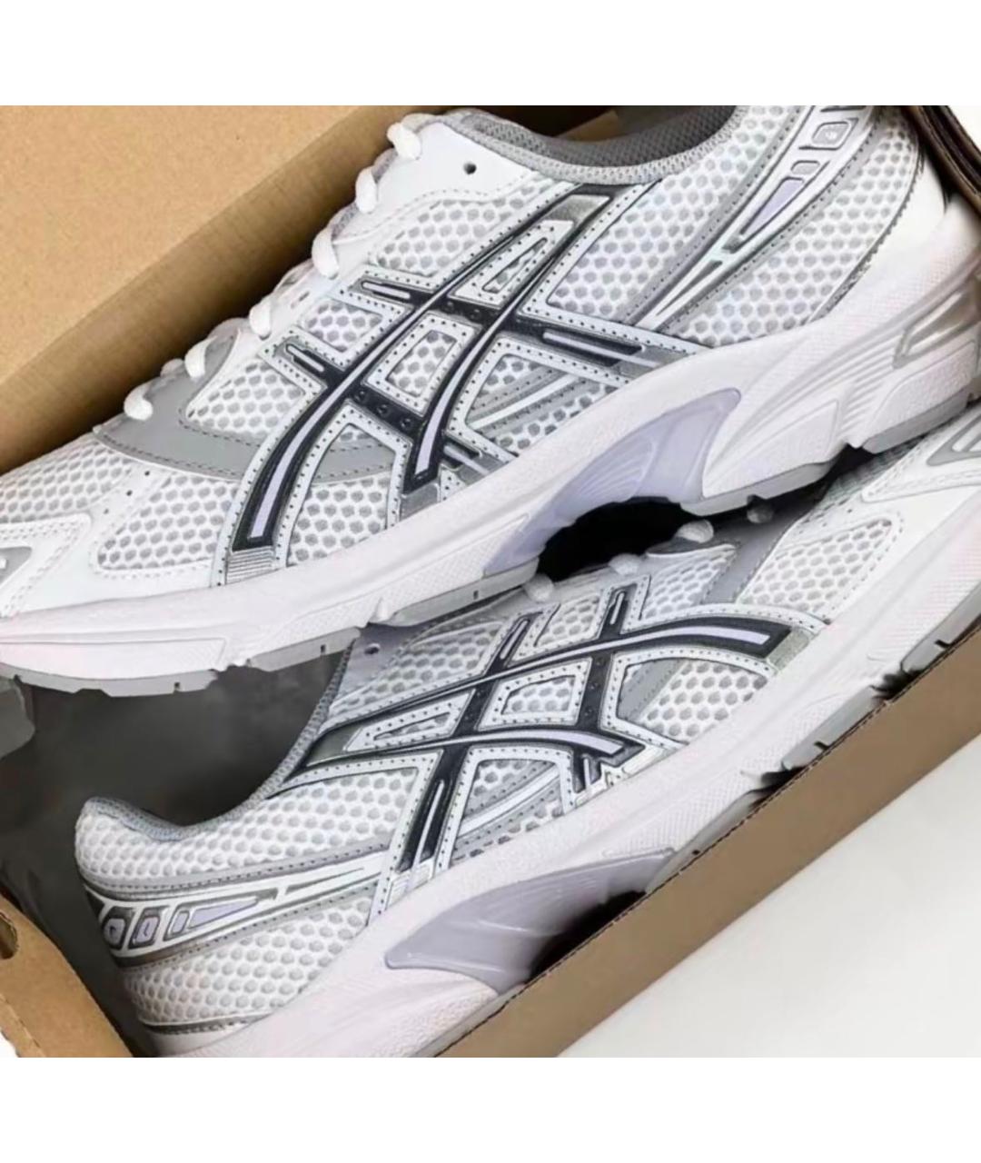 ASICS Белые текстильные кроссовки, фото 2