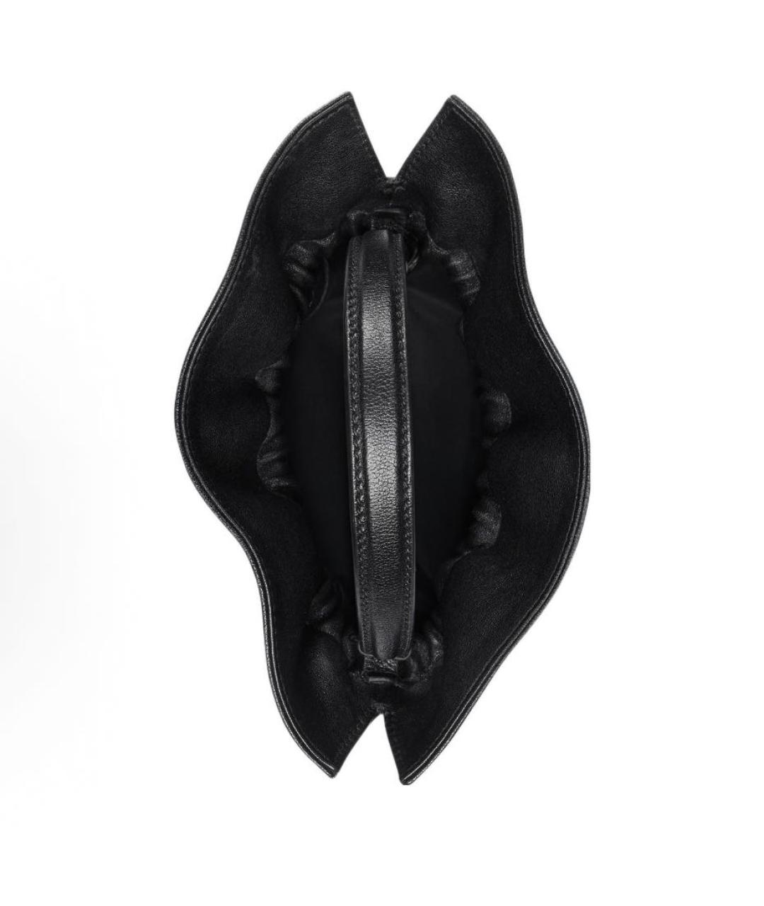 GUCCI Черная кожаная сумка через плечо, фото 5