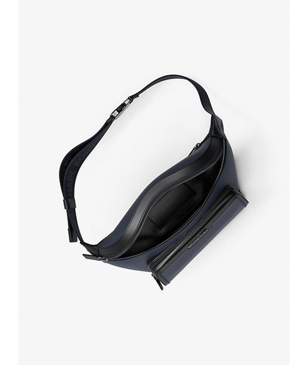 MICHAEL KORS Синяя поясная сумка, фото 2