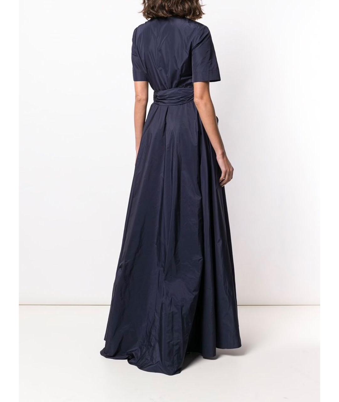 P.A.R.O.S.H. Темно-синее полиамидовое повседневное платье, фото 3