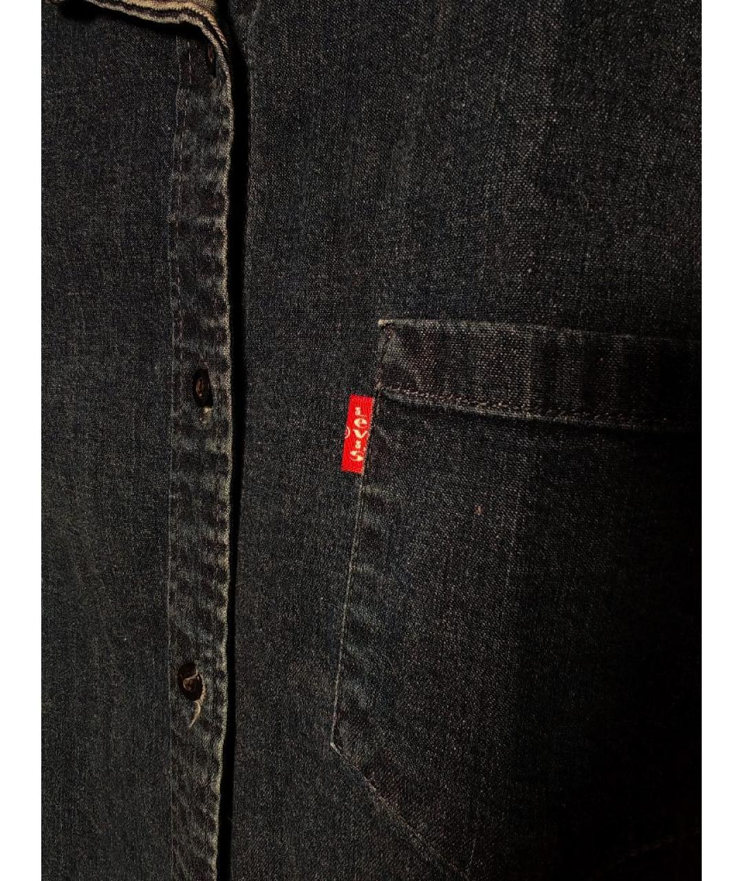 LEVI'S Темно-синяя деним рубашка, фото 4