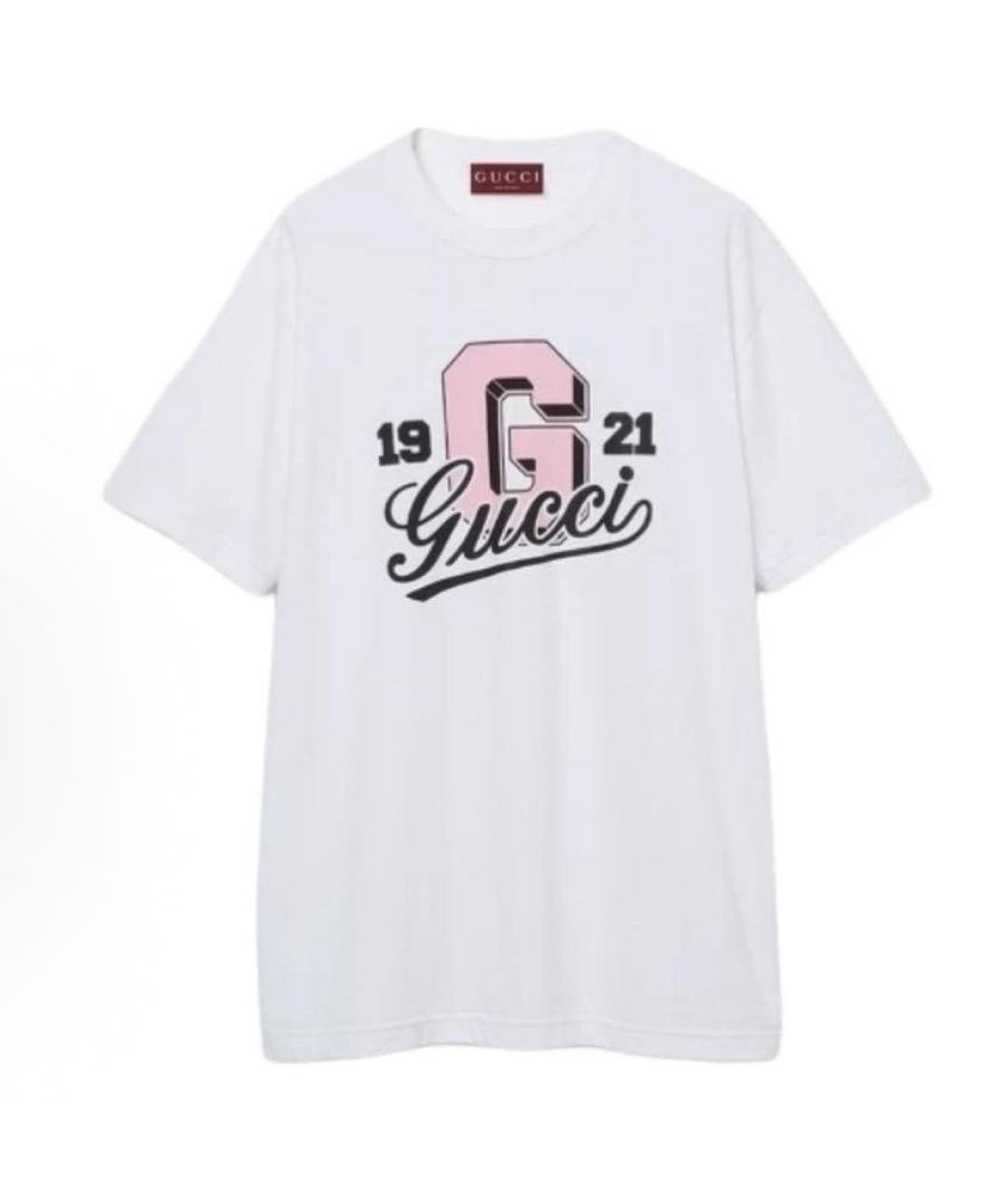 GUCCI Белая футболка, фото 8