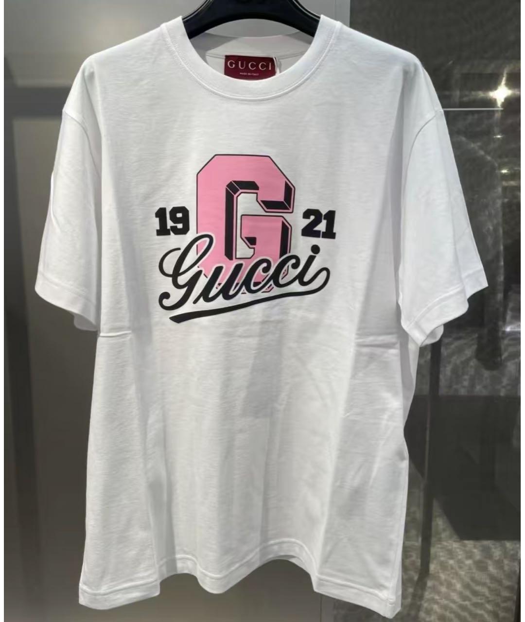 GUCCI Белая футболка, фото 6