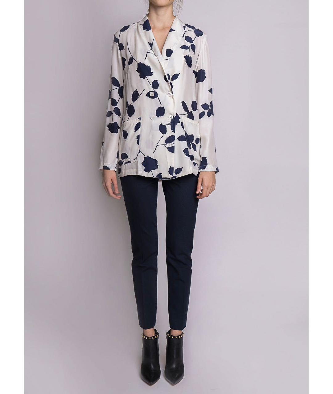 P.A.R.O.S.H. Белый шелковый жакет/пиджак, фото 2