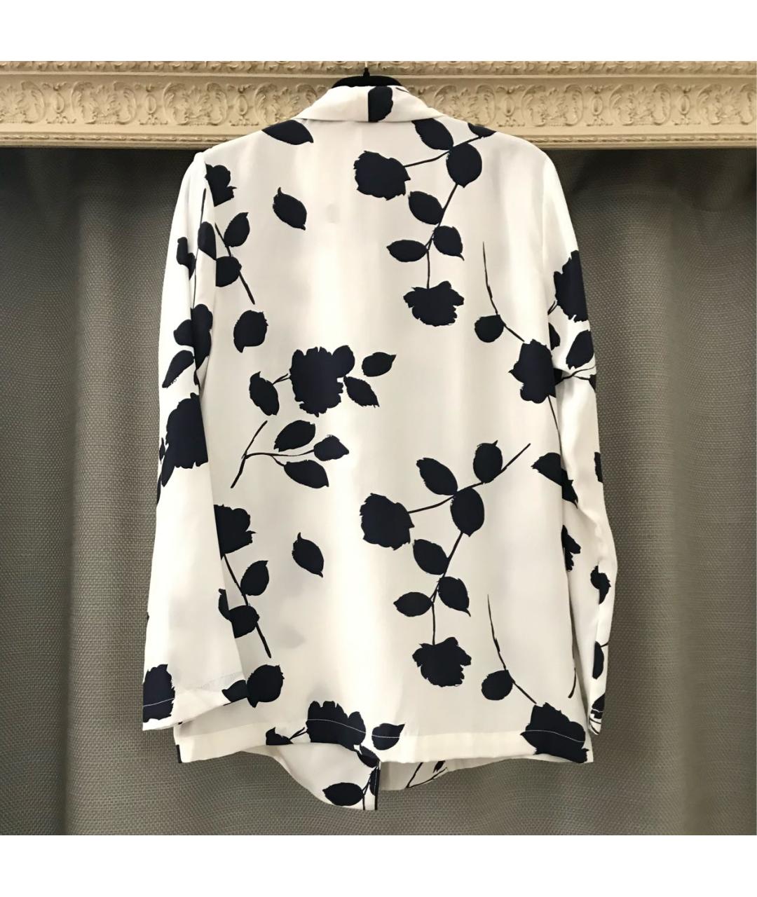 P.A.R.O.S.H. Белый шелковый жакет/пиджак, фото 7