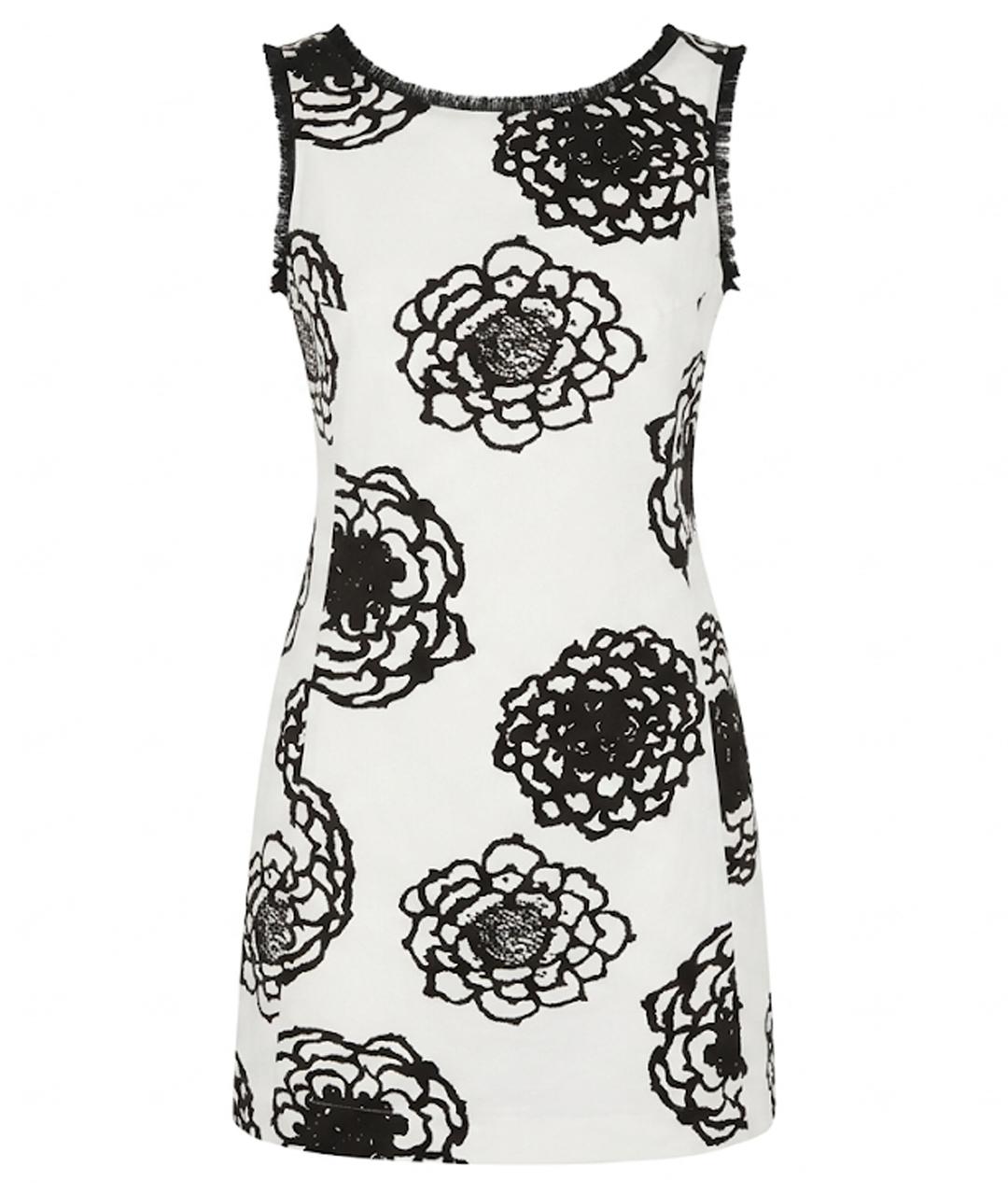 VERSACE Белое хлопковое повседневное платье, фото 1