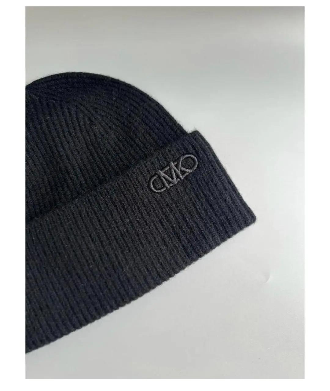 MICHAEL KORS Черная кашемировая шапка, фото 4