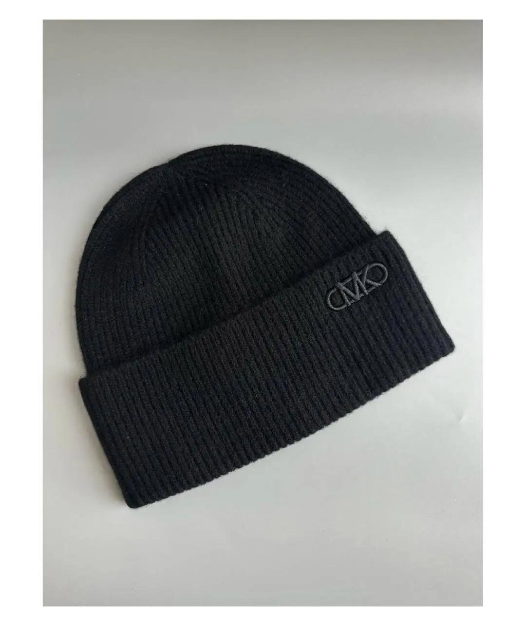 MICHAEL KORS Черная кашемировая шапка, фото 3