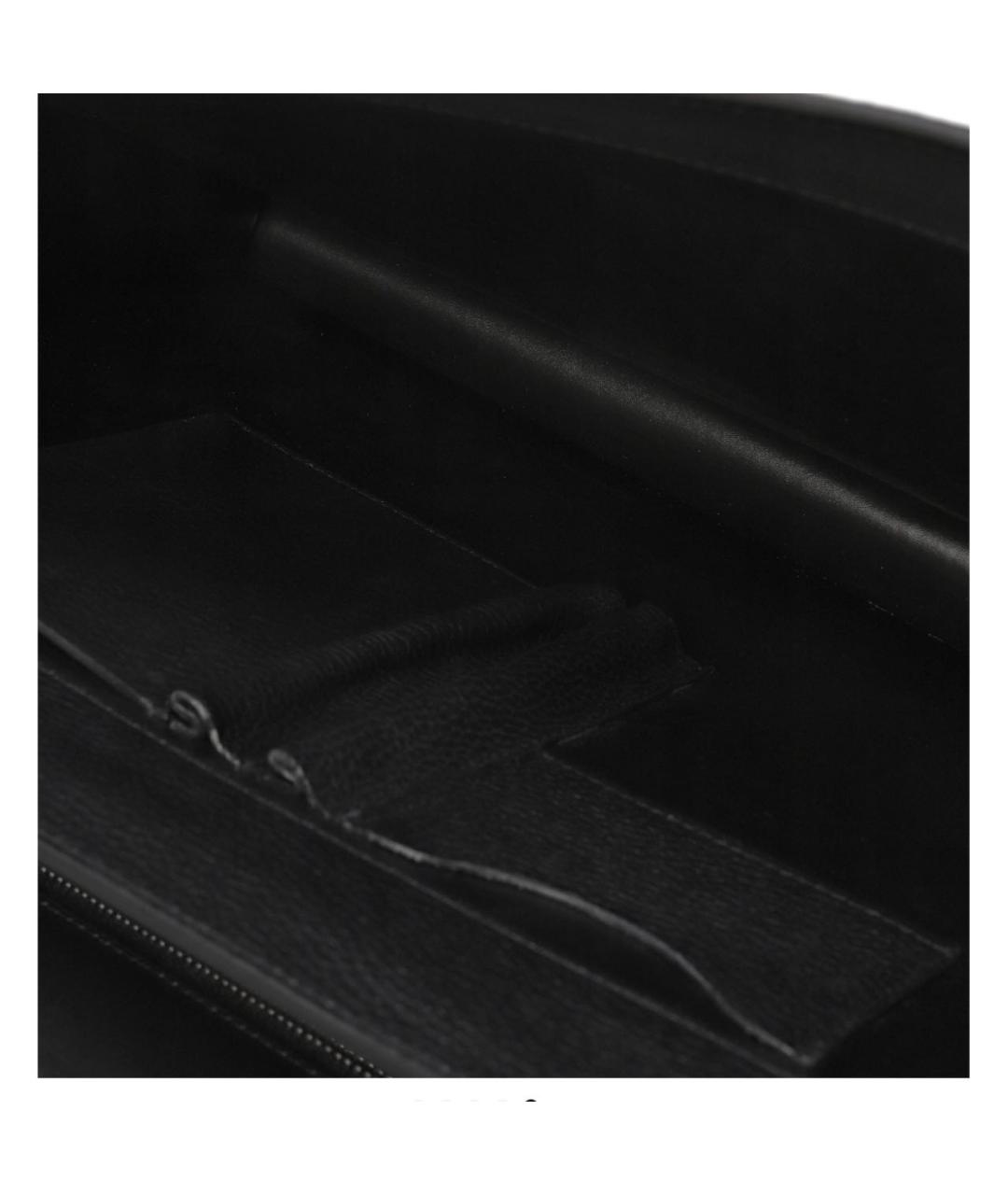 KITON Черный кожаный портфель, фото 4