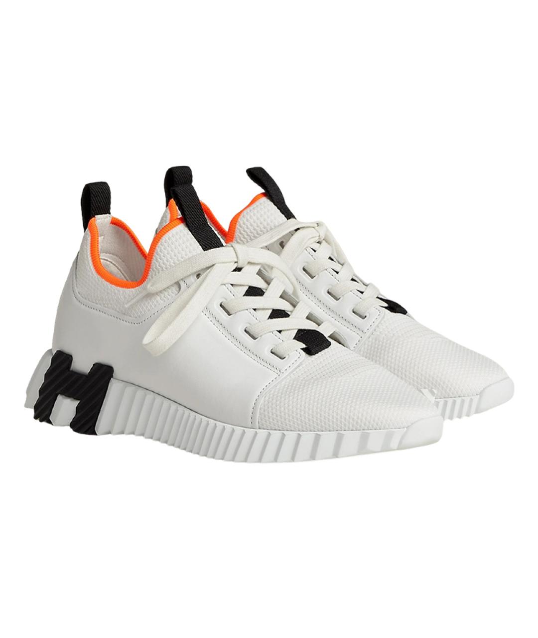 HERMES Белые кроссовки, фото 3